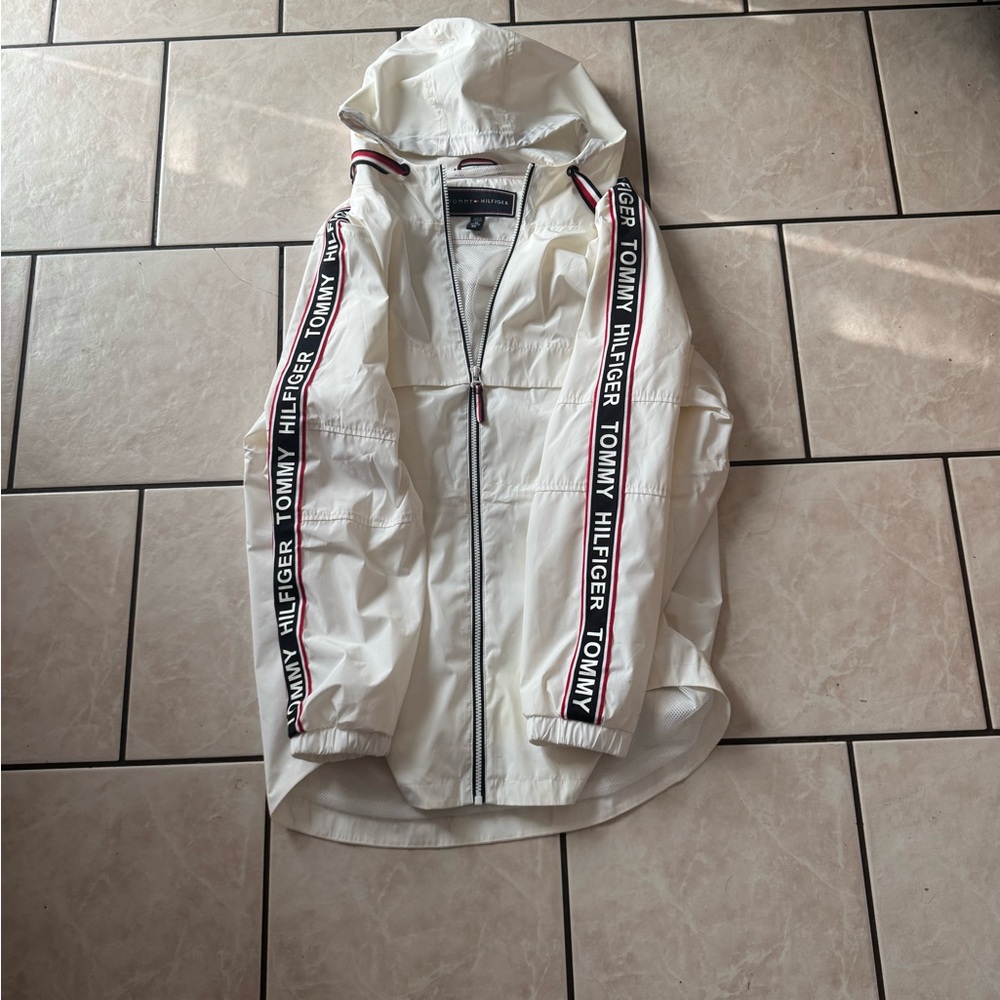 Tommy Hilfiger Ivory Hooded Jacket